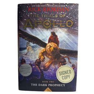 The Trials of Apollo The Dark Prophecy Book Two SIGNED AUTOGRAPHED Rick Riordan